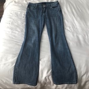 White House Black Market Skinny Flare Jeans